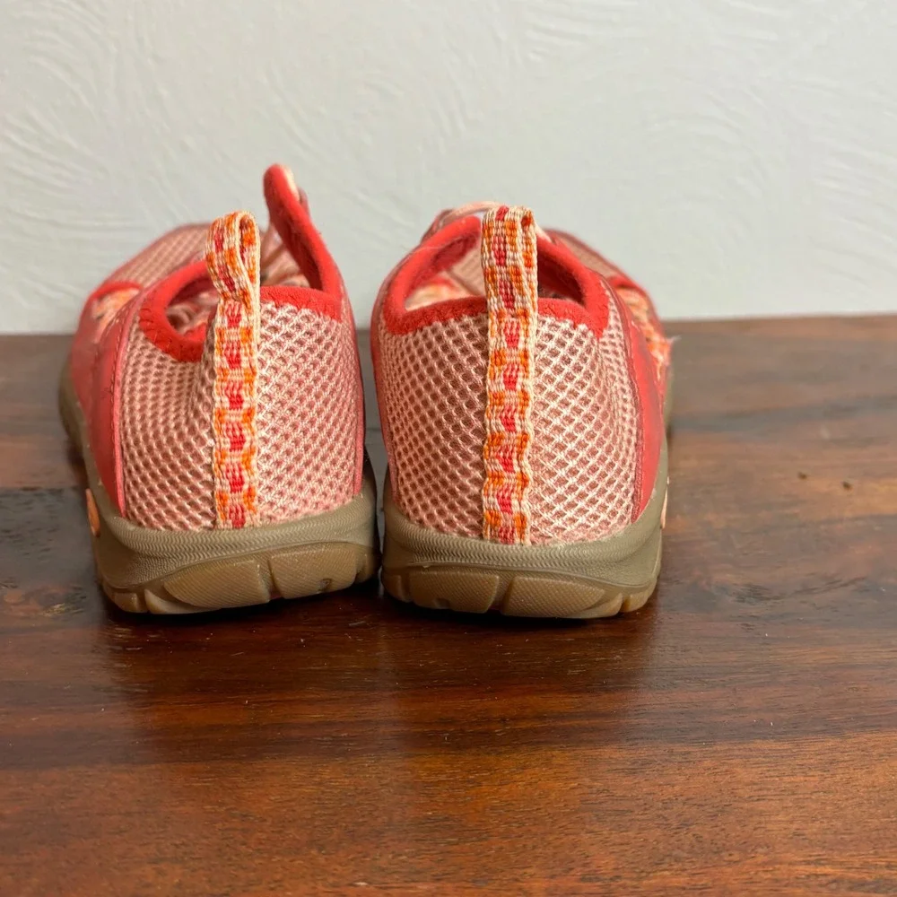 Chaco Kids Water Sandals Coral‎ Pink Orange Woven Straps Quick Dry Size Unknown